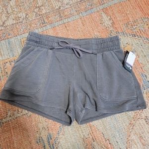 Grey High Waist Shorts